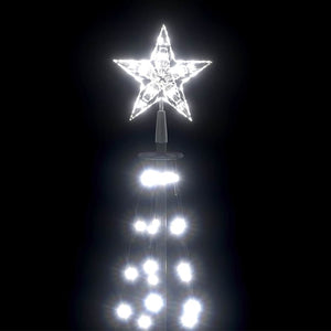 Δέντρο από Φωτάκια 100 LED Ψυχρό Λευκό Φως 70 x 180 εκ.