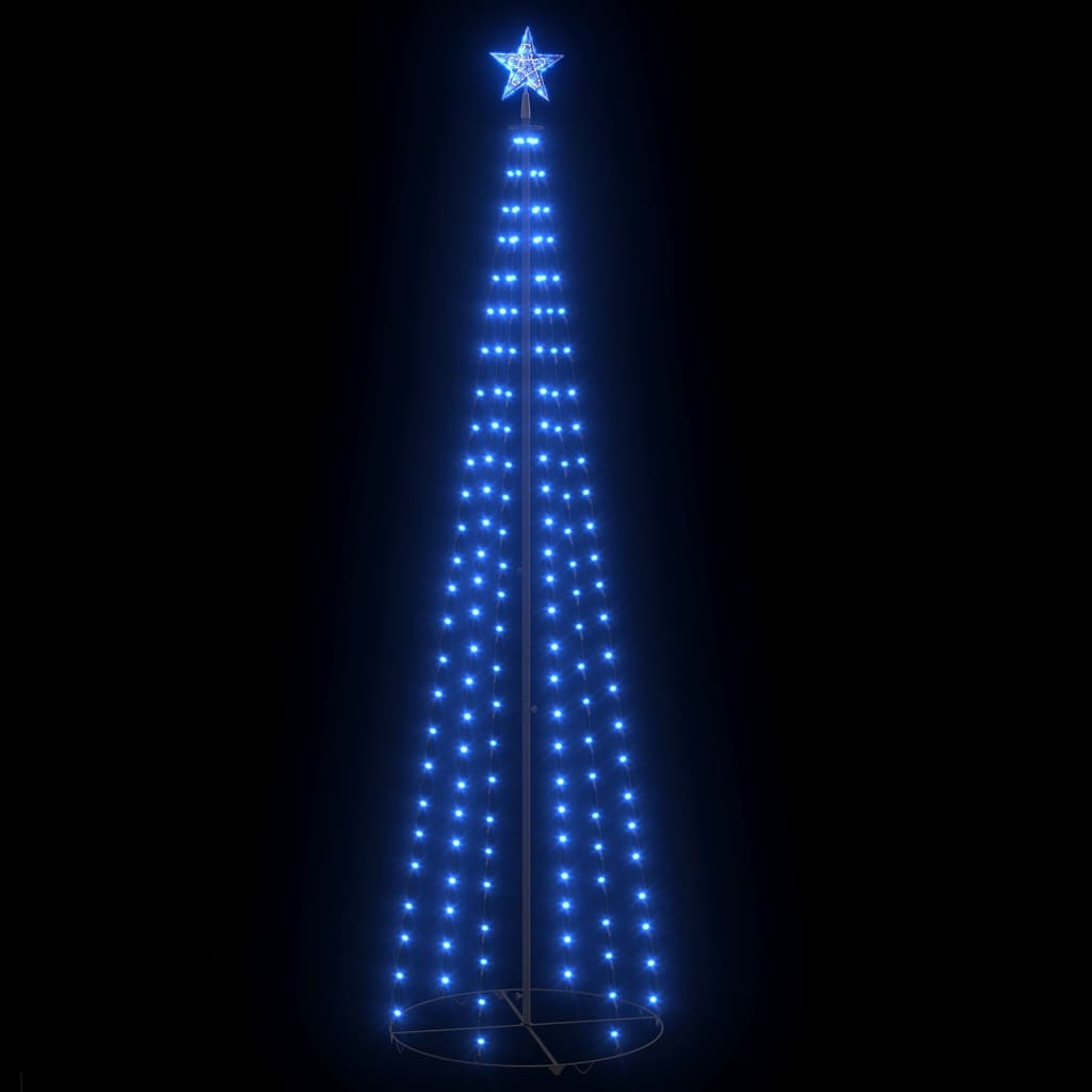 Χριστουγεννιάτικο Δέντρο από Φωτάκια 136 LED Μπλε 70 x 240 εκ.