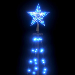 Χριστουγεννιάτικο Δέντρο από Φωτάκια 136 LED Μπλε 70 x 240 εκ.
