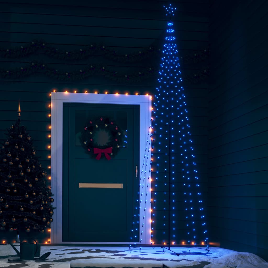 Χριστουγεννιάτικο Δέντρο Κώνος 330 LED Μπλε 100 x 300 εκ. - Pakobazaar