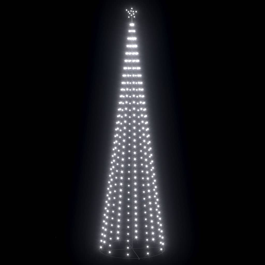 Χριστουγεννιάτικο Δέντρο Κώνος 752 LED Ψυχρό Λευκό 160x500 εκ.