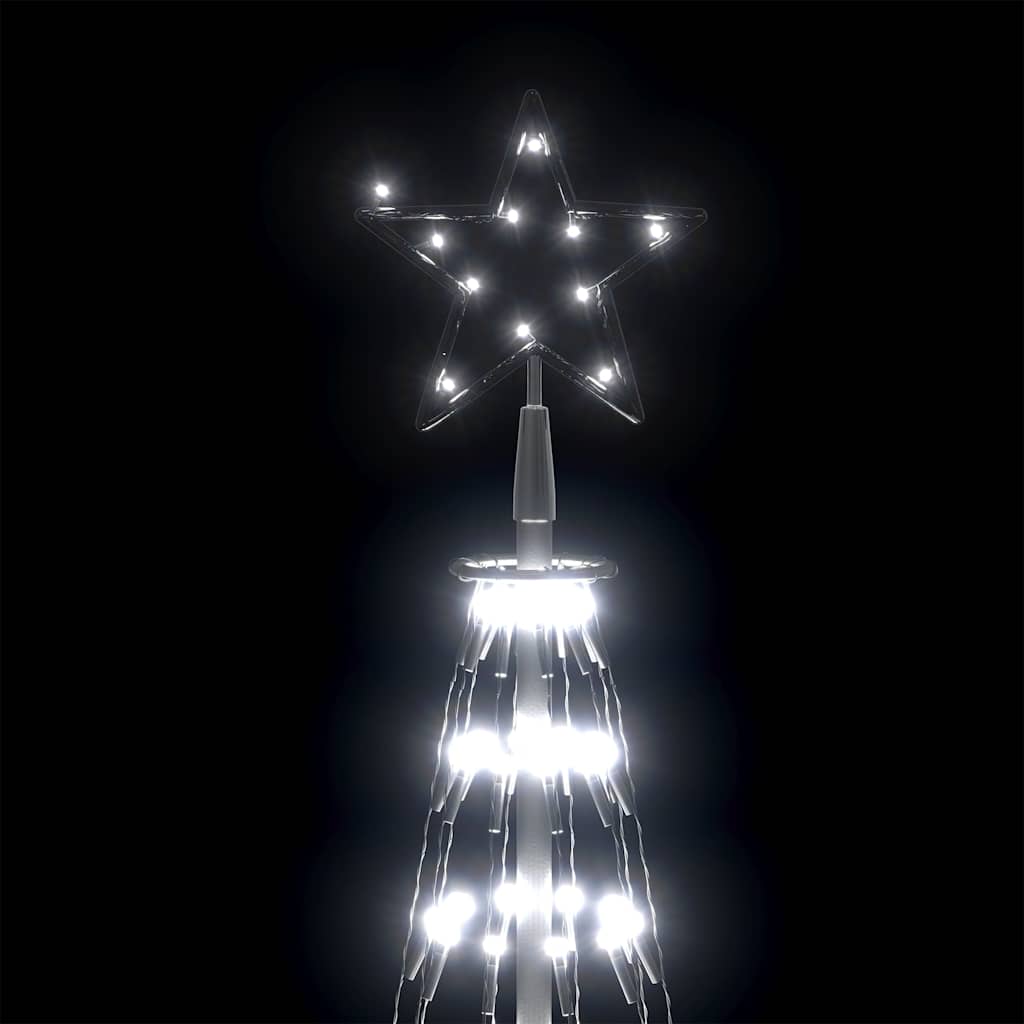 Χριστουγεννιάτικο Δέντρο Κώνος 752 LED Ψυχρό Λευκό 160x500 εκ.