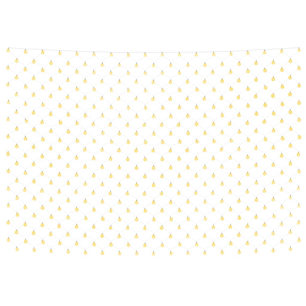 Χριστουγεννιάτικα Φωτάκια Δίχτυ Λευκά Εσ/Εξ. Χώρου 4x4μ 544 LED