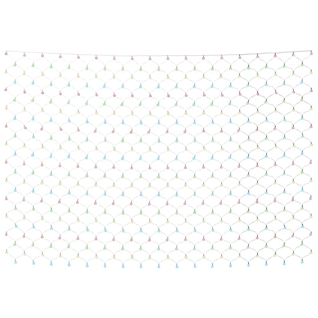 Χριστουγεν. Φωτάκια Δίχτυ Πολύχρωμα Εσ./Εξ. Χώρου 4x4μ. 544 LED