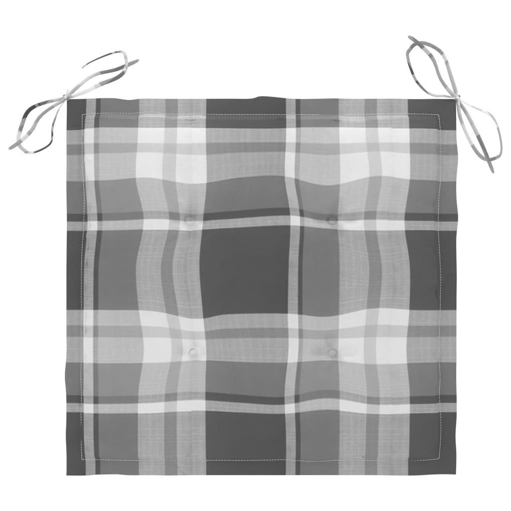 Καρέκλες Κήπου 4 τεμ. από Μασίφ Ξύλο Teak με Μαξιλάρια - PAKOBAZAAR