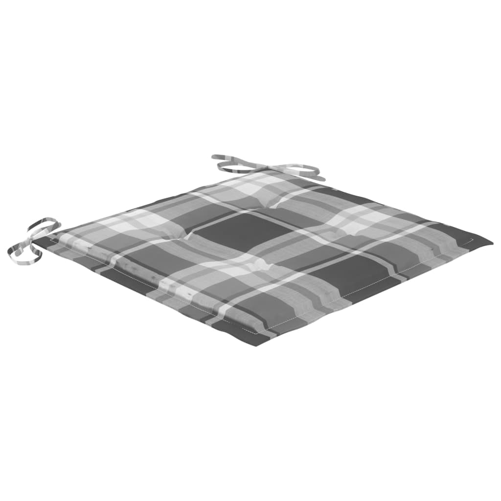 Καρέκλες Κήπου 6 τεμ. από Μασίφ Ξύλο Teak με Μαξιλάρια - PAKOBAZAAR