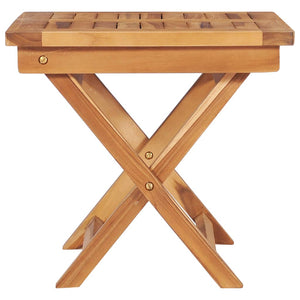 Ξαπλώστρες 2 τεμ. από Μασίφ Ξύλο Teak με Τραπέζι και Μαξιλάρι