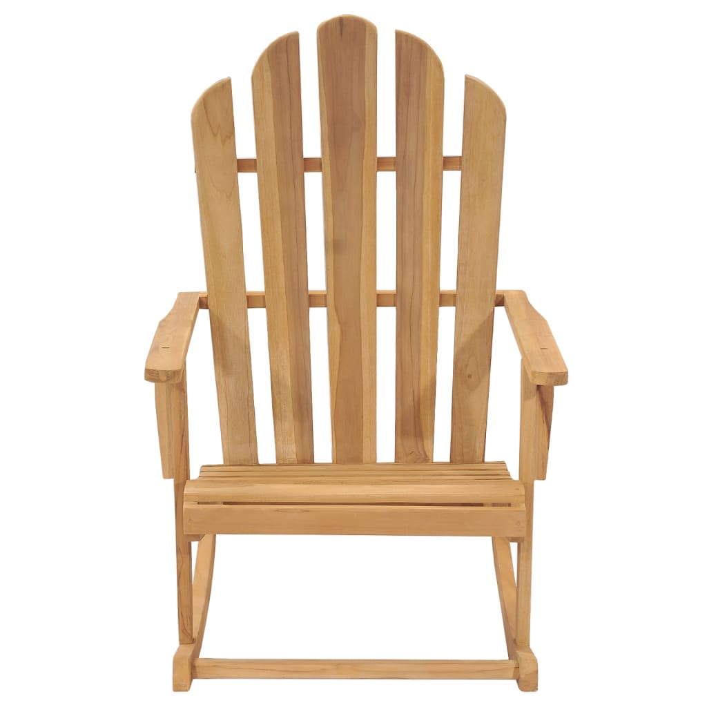 Κουνιστές Πολυθρόνες Adirondack 2 τεμ. από Μασίφ Ξύλο Teak - PAKOBAZAAR