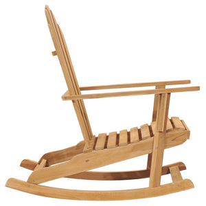 Κουνιστές Πολυθρόνες Adirondack 2 τεμ. από Μασίφ Ξύλο Teak - PAKOBAZAAR