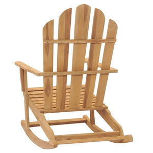 Κουνιστές Πολυθρόνες Adirondack 2 τεμ. από Μασίφ Ξύλο Teak - PAKOBAZAAR