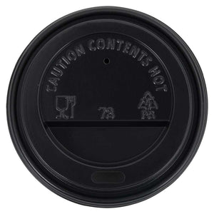 Ποτήρια Καφέ Χάρτινα με Καπάκια 200 ml 500 Τεμάχια Καφέ
