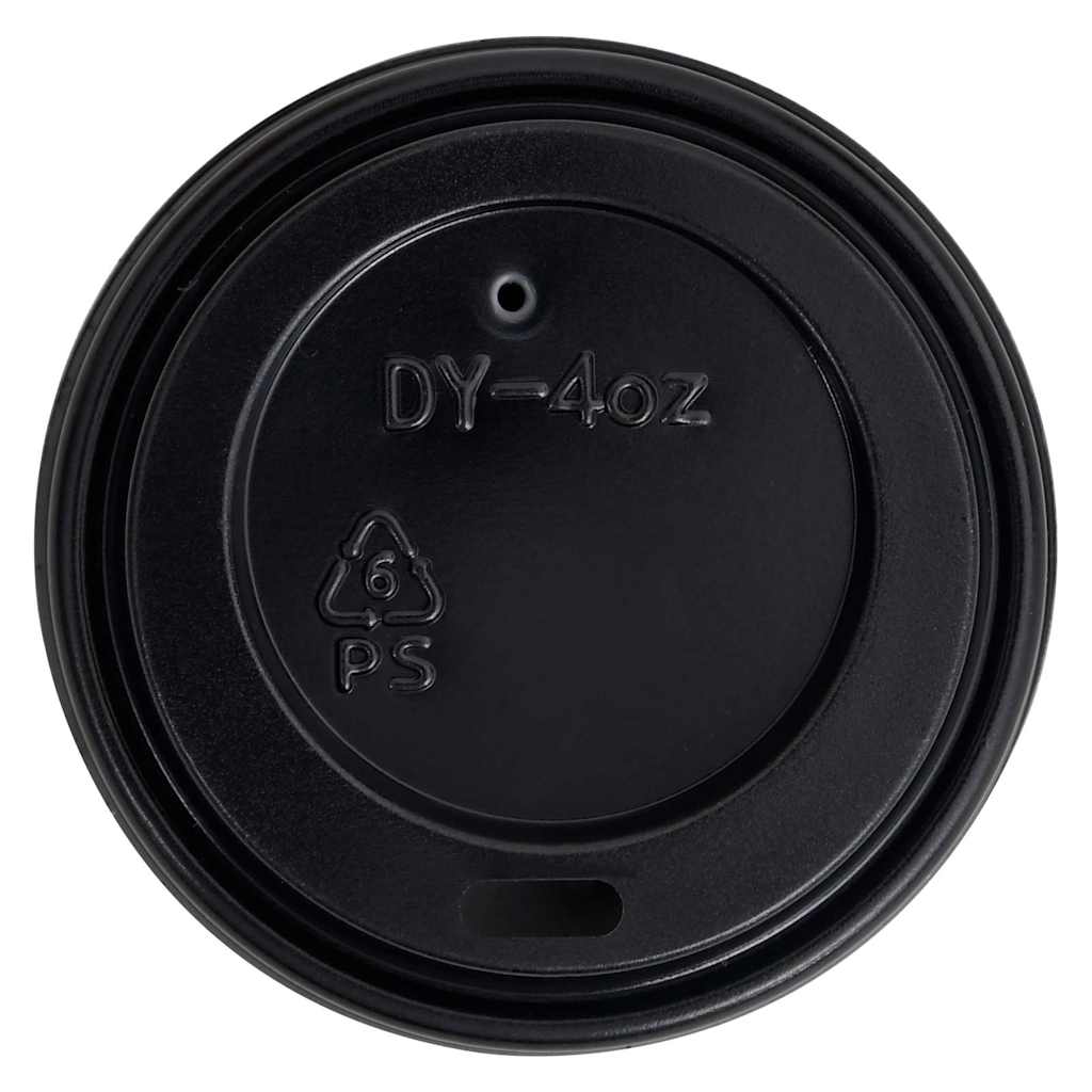 Ποτήρια Καφέ Χάρτινα με Καπάκια 120 ml 500 Τεμάχια Καφέ - Pakobazaar