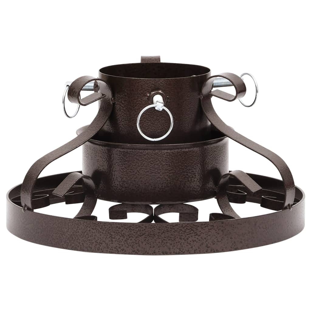 Βάση Χριστουγεννιάτικου Δέντρου Αντικέ Χάλκινο 29x29x15,5 εκ. - Pakobazaar