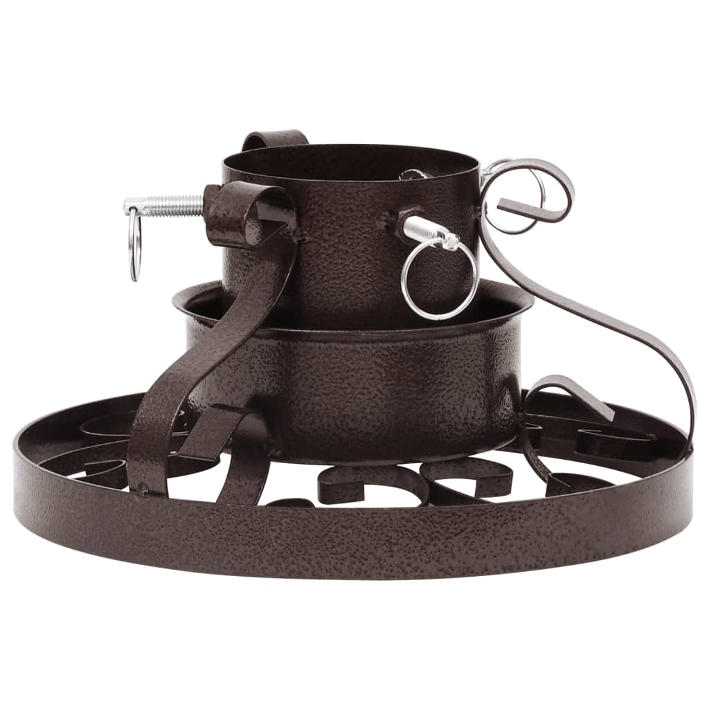 Βάση Χριστουγεννιάτικου Δέντρου Αντικέ Χάλκινο 29x29x15,5 εκ. - Pakobazaar