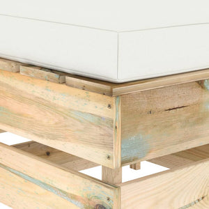 Σαλόνι Κήπου 5 τεμ. από Πράσινο Εμποτισμένο Ξύλο με Μαξιλάρια