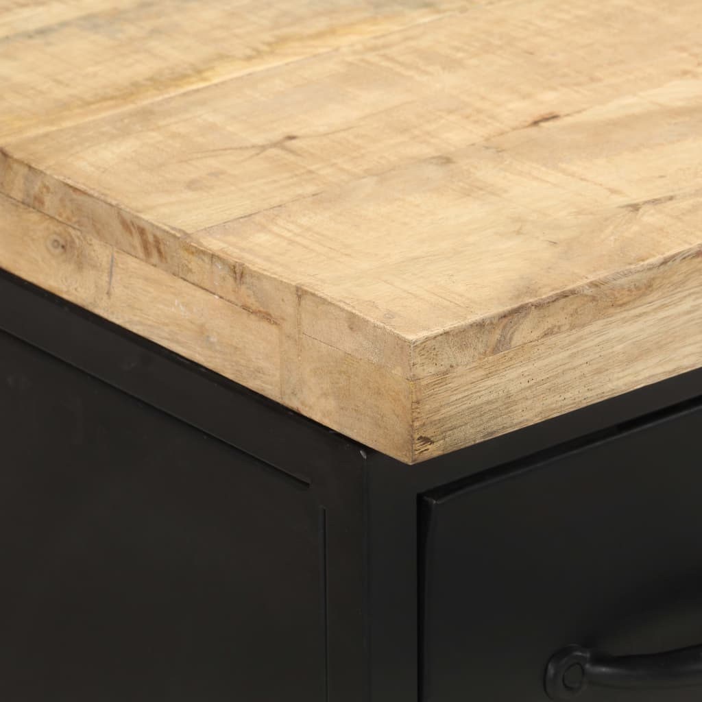Μπουφές με 6 Συρτάρια από Ακατέργαστο Ξύλο Μάνγκο - PAKOBAZAAR