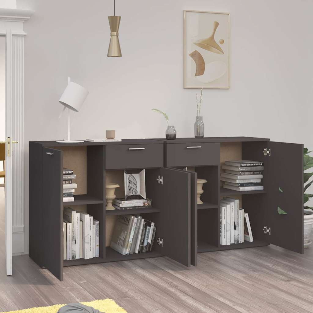Μπουφές Γκρι 160 x 36 x 75 εκ. από Μοριοσανίδα
