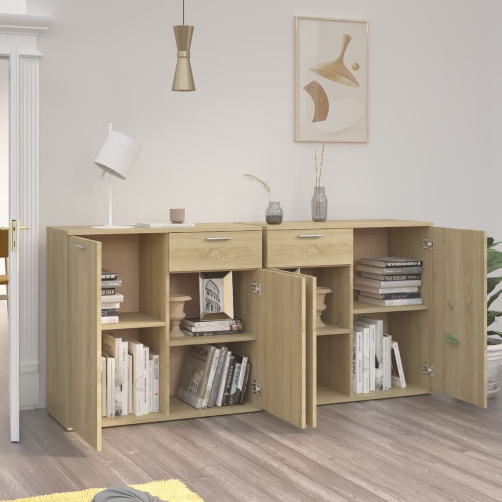 Μπουφές Sonoma Δρυς 160 x 36 x 75 εκ. από Επεξ. Ξύλο - PAKOBAZAAR
