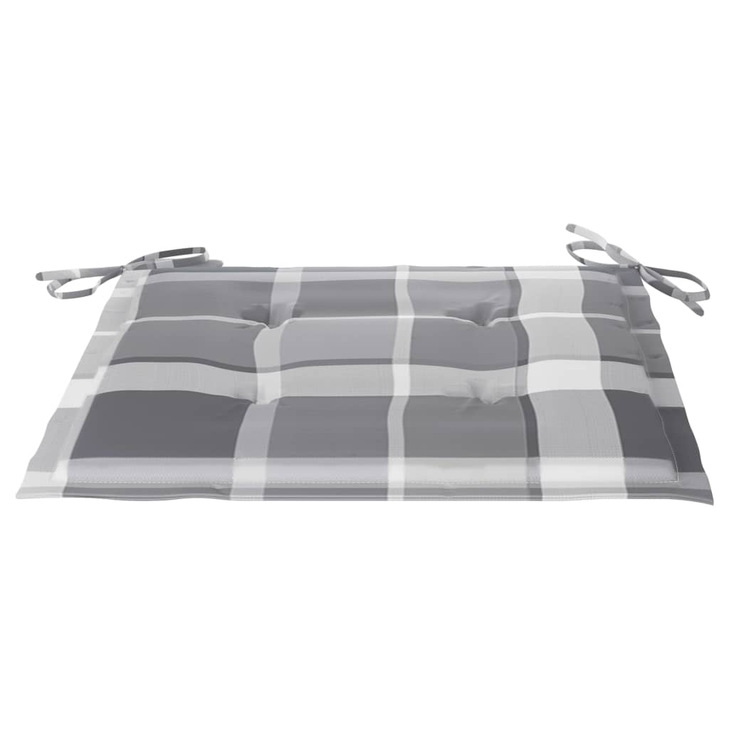 Καρέκλες Κήπου Πτυσσόμενες 6 τεμ Μασίφ Ξύλο Ακακίας & Μαξιλάρια - PAKOBAZAAR