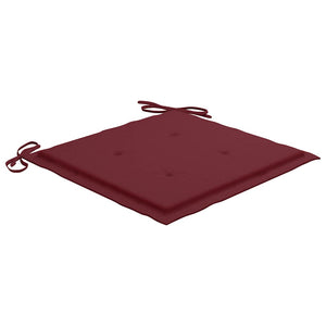 Καρέκλες Κήπου Πτυσσόμενες 8 τεμ Μασίφ Ξύλο Ακακίας & Μαξιλάρια - Pakobazaar