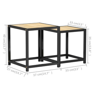 Τραπεζάκια 2 τεμ. Sonoma Δρυς από MDF