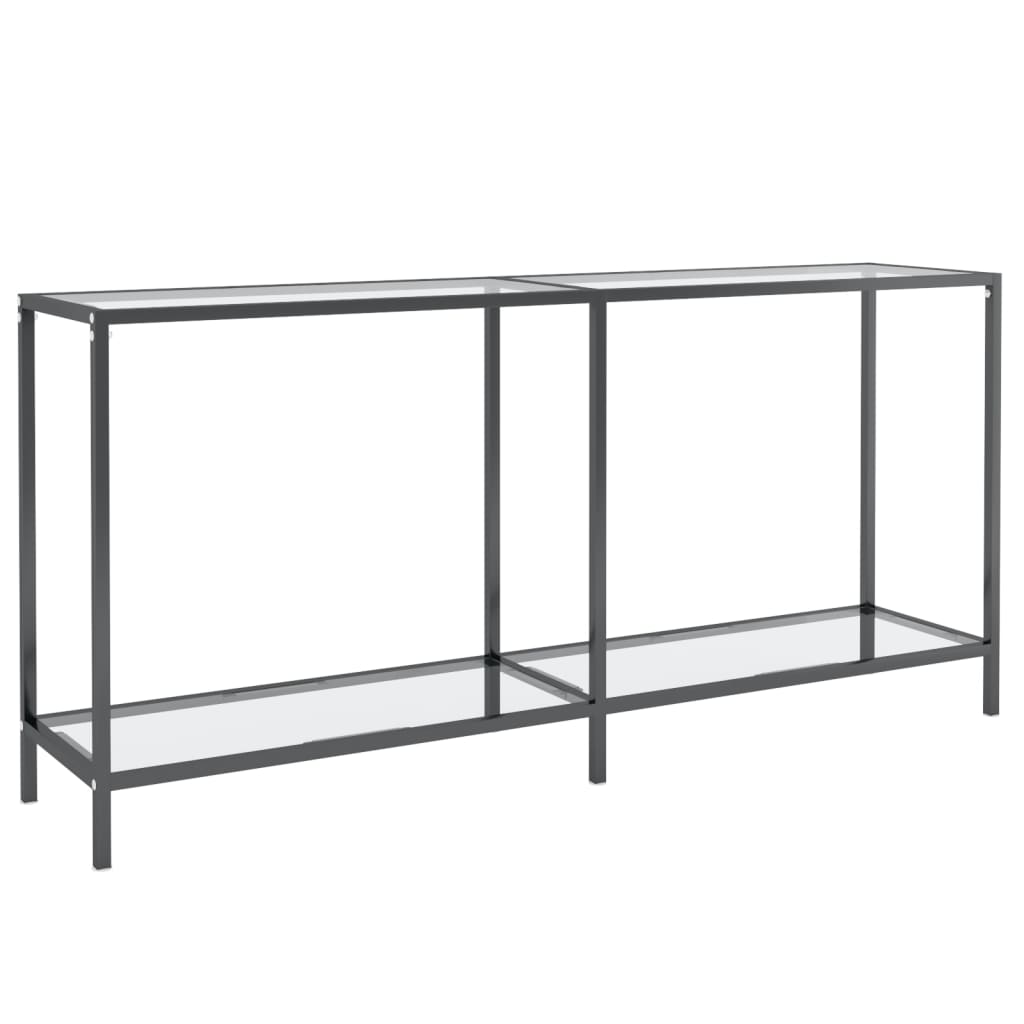 Τραπέζι Κονσόλα Διαφανές 160 x 35 x 75,5 εκ. από Ψημένο Γυαλί