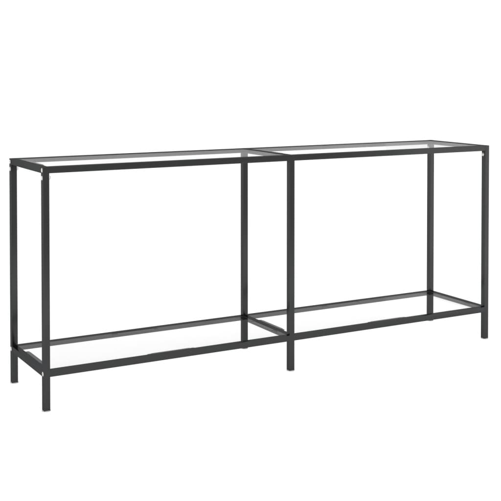 Τραπέζι Κονσόλα Διαφανές 180 x 35 x 75,5 εκ. από Ψημένο Γυαλί