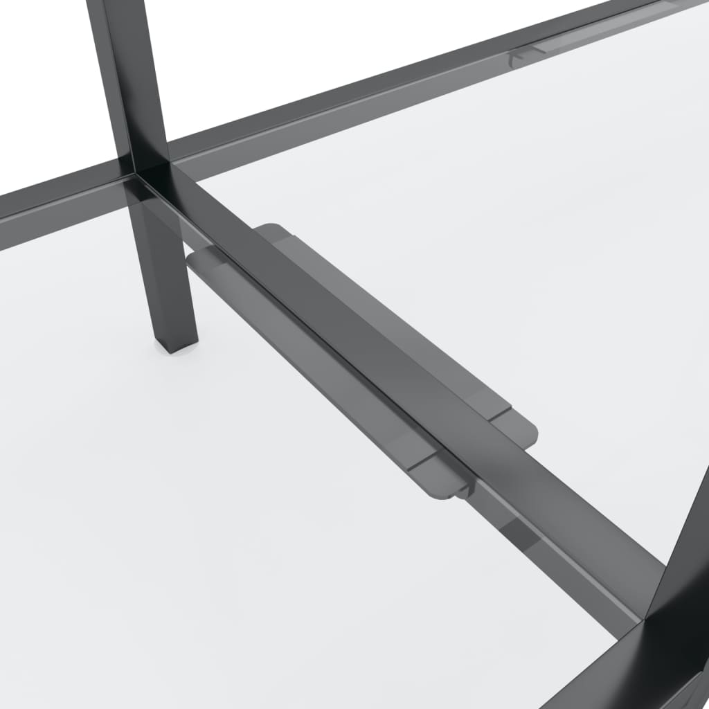 Τραπέζι Κονσόλα Διαφανές 180 x 35 x 75,5 εκ. από Ψημένο Γυαλί