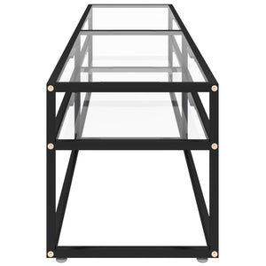 Έπιπλο Τηλεόρασης Διαφανές 180 x 40 x 40,5 εκ. από Ψημένο Γυαλί