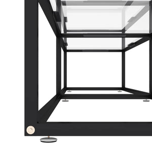 Έπιπλο Τηλεόρασης Διαφανές 180 x 40 x 40,5 εκ. από Ψημένο Γυαλί