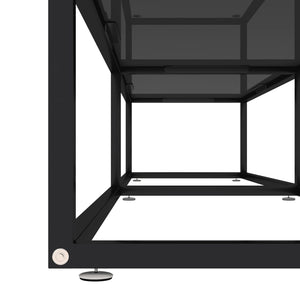 Έπιπλο Τηλεόρασης Μαύρο 180 x 40 x 40,5 εκ. από Γυαλί Ασφαλ. - Pakobazaar