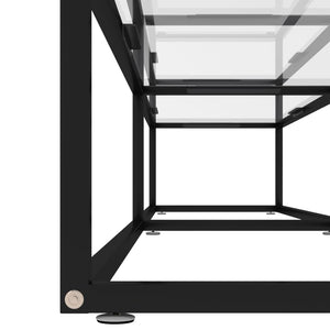 Έπιπλο Τηλεόρασης Διαφανές 200 x 40 x 40,5 εκ. από Γυαλί Ασφαλ.