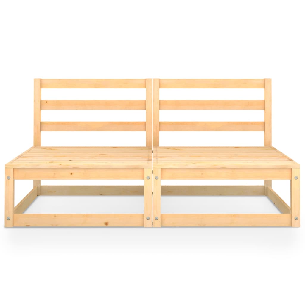 Καναπές Κήπου Διθέσιος από Μασίφ Ξύλο Πεύκου - PAKOBAZAAR