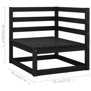 Σαλόνι Κήπου 12 Τεμαχίων από Μασίφ Ξύλο Πεύκου