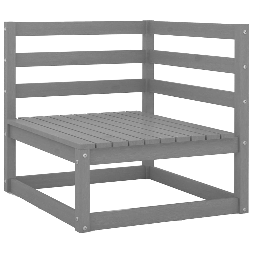 Σαλόνι Κήπου 10 Τεμαχίων από Μασίφ Ξύλο Πεύκου - Pakobazaar