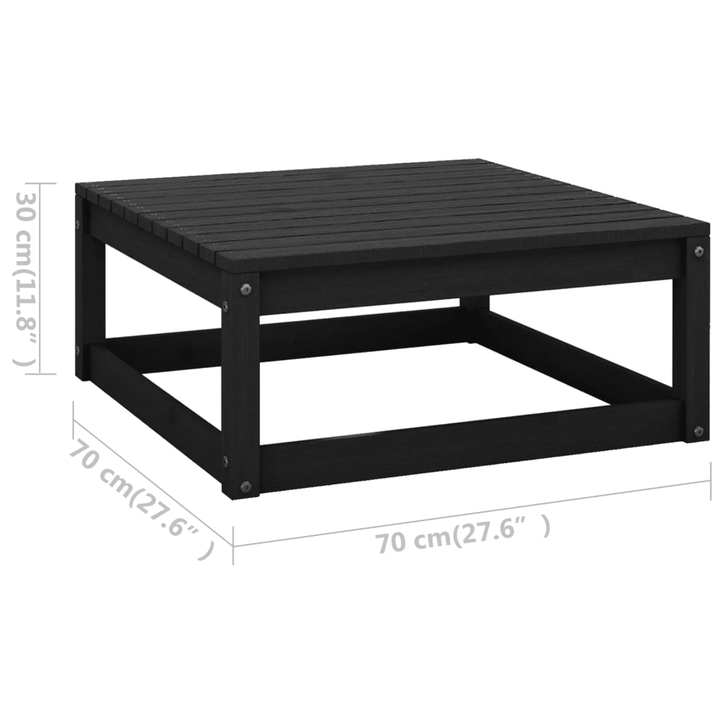 Σαλόνι Κήπου 9 Τεμαχίων από Μασίφ Ξύλο Πεύκου με Μαξιλάρια - Pakobazaar