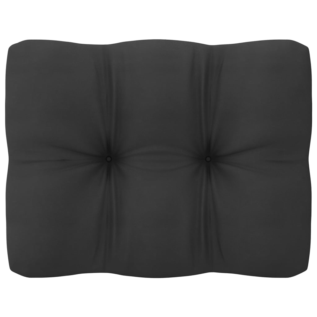 Σαλόνι Κήπου Σετ10 Τεμαχίων Γκρι Μασίφ Ξύλο Πεύκου με Μαξιλάρια