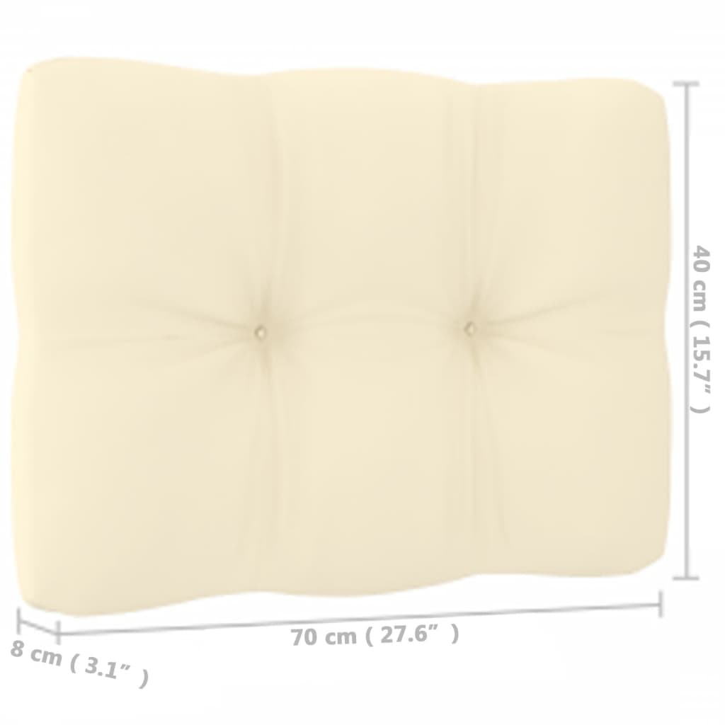 Σαλόνι Κήπου Σετ10 τεμ Καφέ Μελί Μασίφ Ξύλο Πεύκου με Μαξιλάρια - PAKOBAZAAR