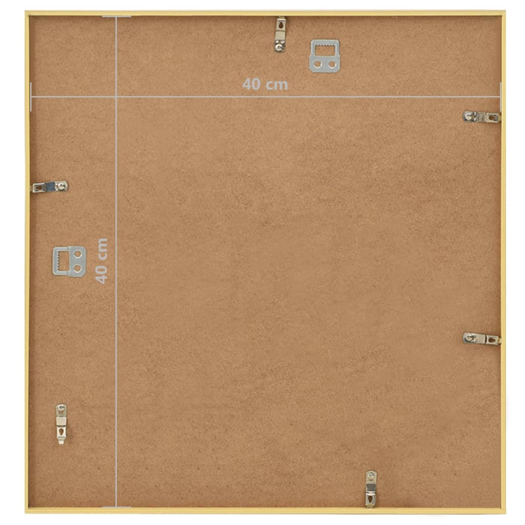 Κορνίζες Κολάζ Τοίχου 5 τεμ. Χρυσές 40 x 40 εκ. MDF
