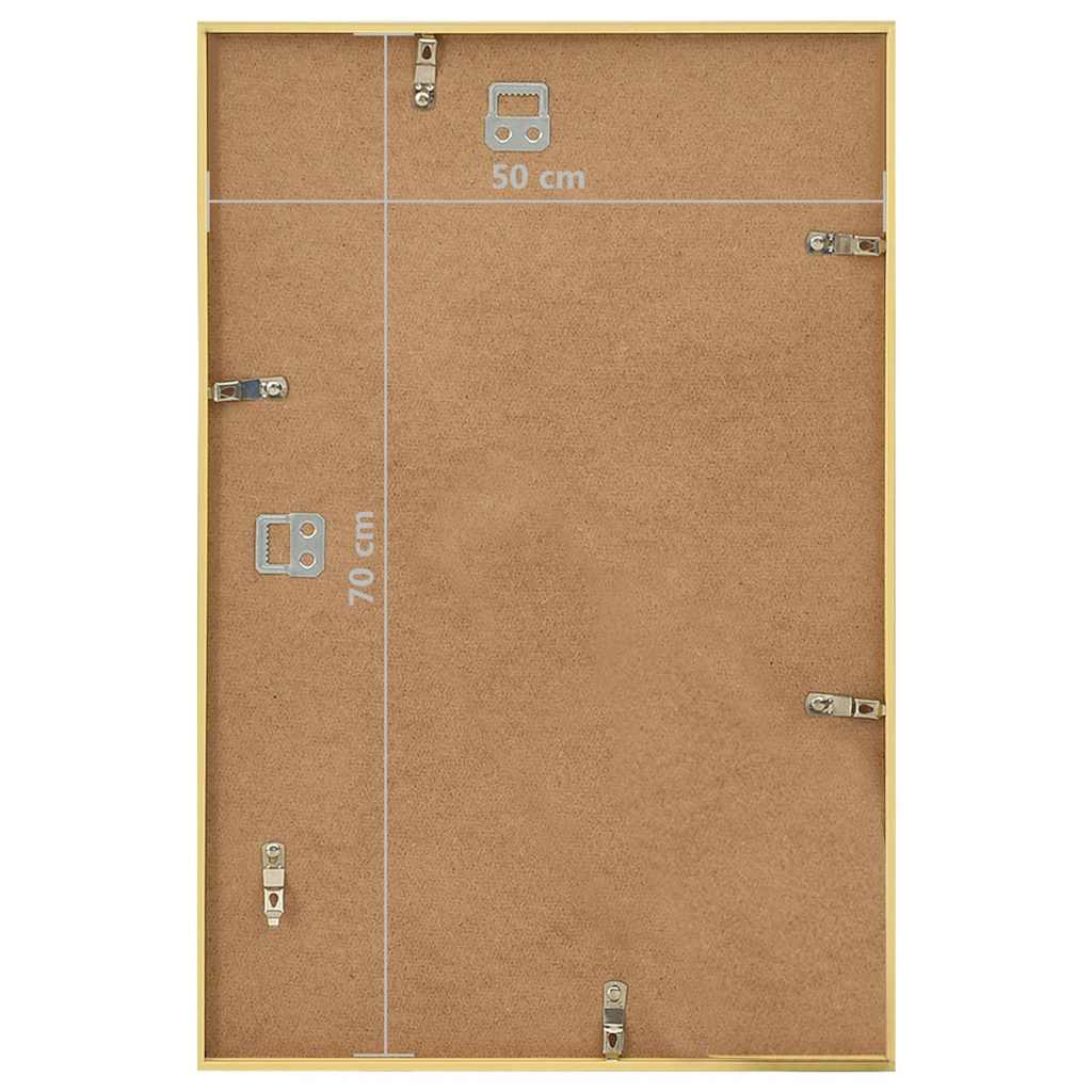 Κορνίζες Κολάζ Τοίχου 5 τεμ. Χρυσές 50 x 70 εκ. MDF