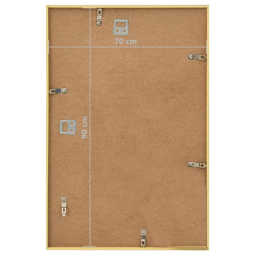 Κορνίζες Κολάζ Τοίχου 5 τεμ. Χρυσές 70 x 90 εκ. MDF