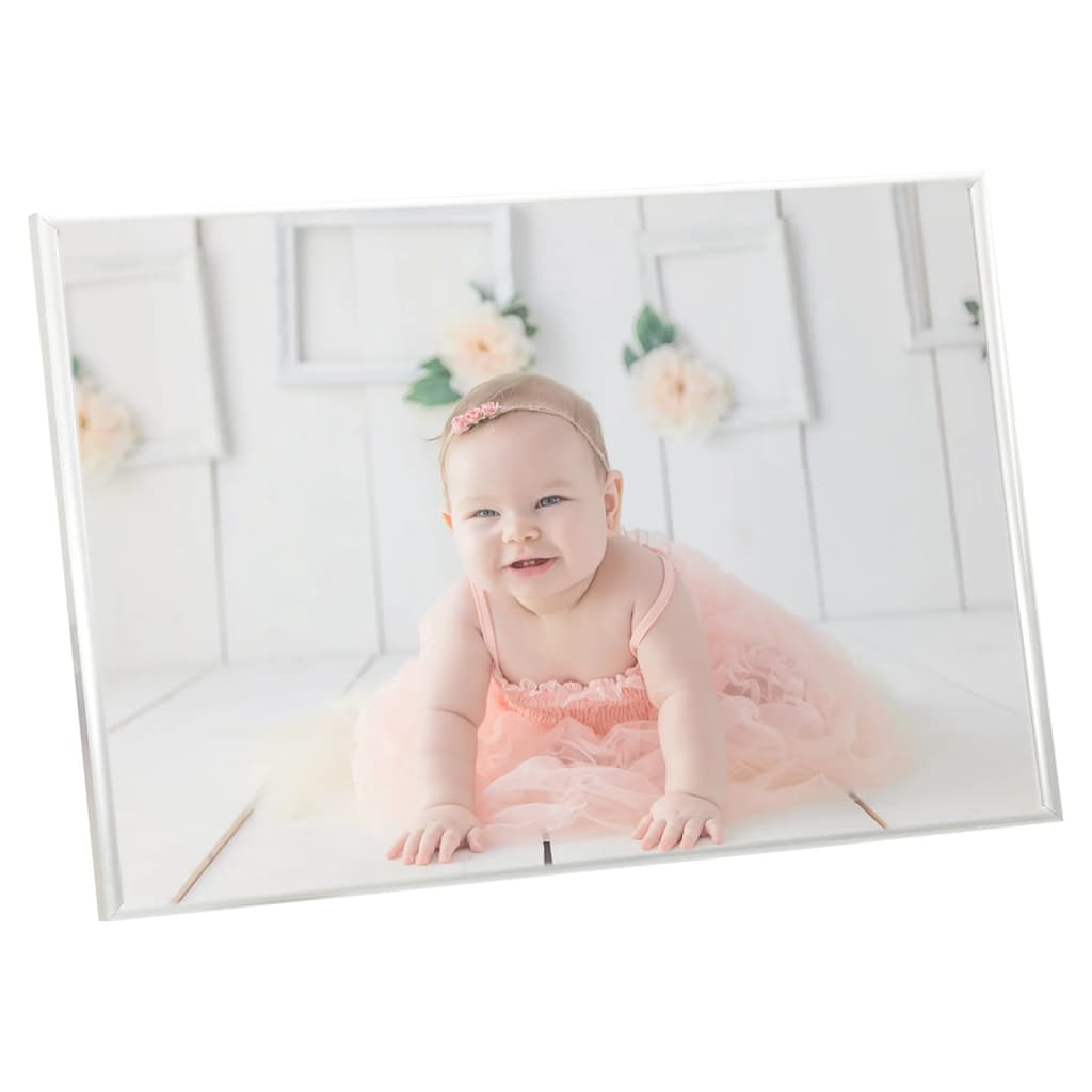 Κορνίζες Κολάζ για Τοίχο/Τραπέζι 5 τεμ. Ασημί 21 x 29,7 εκ. MDF - Pakobazaar