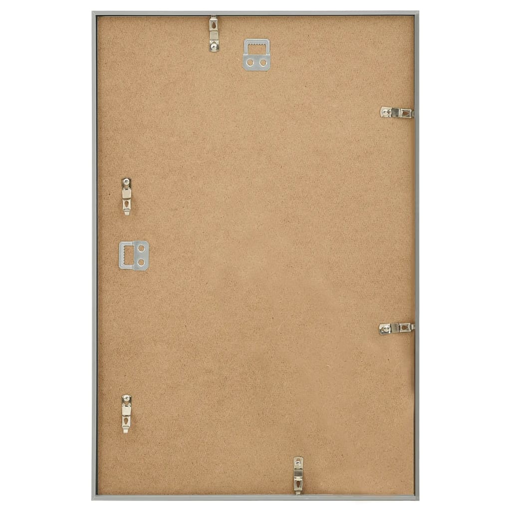 Κορνίζες Κολάζ για Τοίχο 3 τεμ. Ασημί 42 x 59,4 εκ. MDF