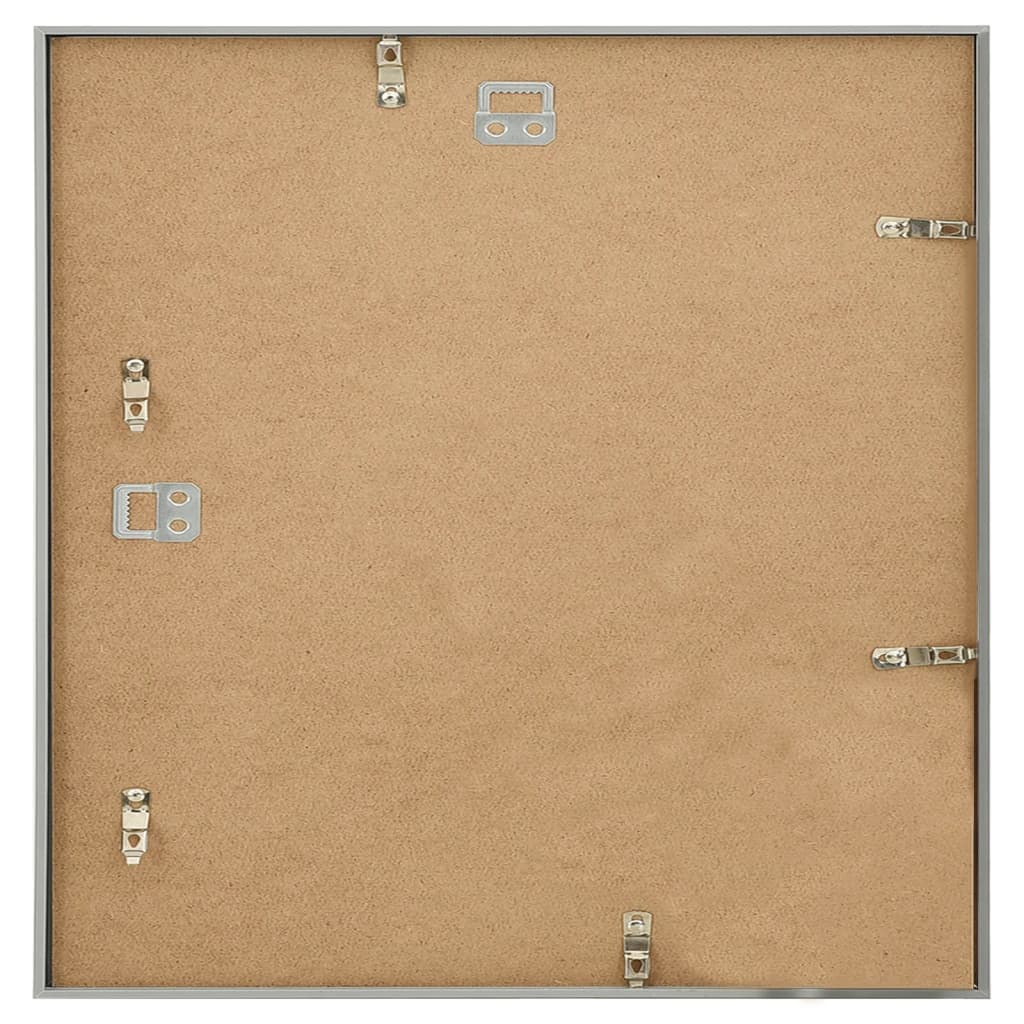 Κορνίζες Κολάζ για Τοίχο 5 τεμ. Ασημί 50 x 50 εκ. MDF
