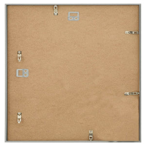 Κορνίζες Κολάζ για Τοίχο 5 τεμ. Ασημί 50 x 50 εκ. MDF
