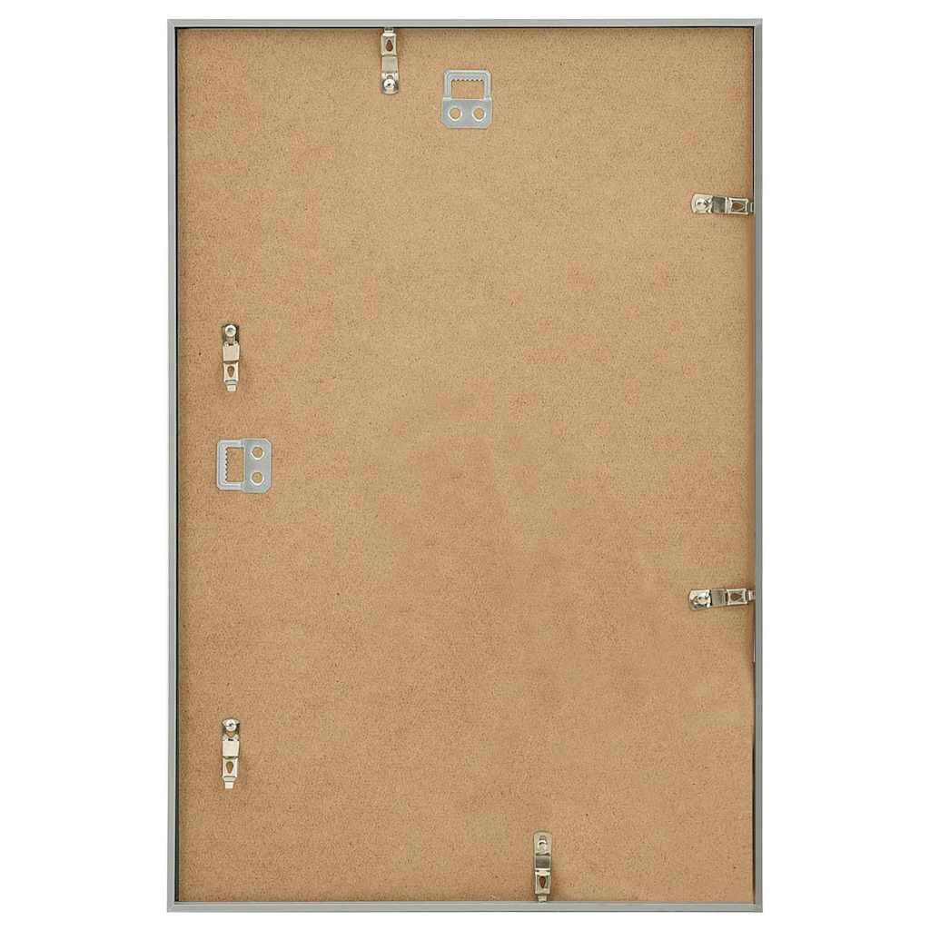 Κορνίζες Κολάζ για Τοίχο 3 τεμ. Ασημί 50 x 70 εκ. MDF