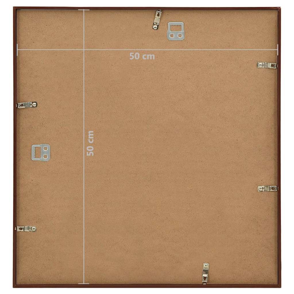 Κορνίζες Κολάζ για Τοίχο 5 τεμ. Μπρονζέ 50 x 50 εκ. MDF