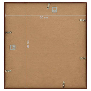 Κορνίζες Κολάζ για Τοίχο 5 τεμ. Μπρονζέ 50 x 50 εκ. MDF