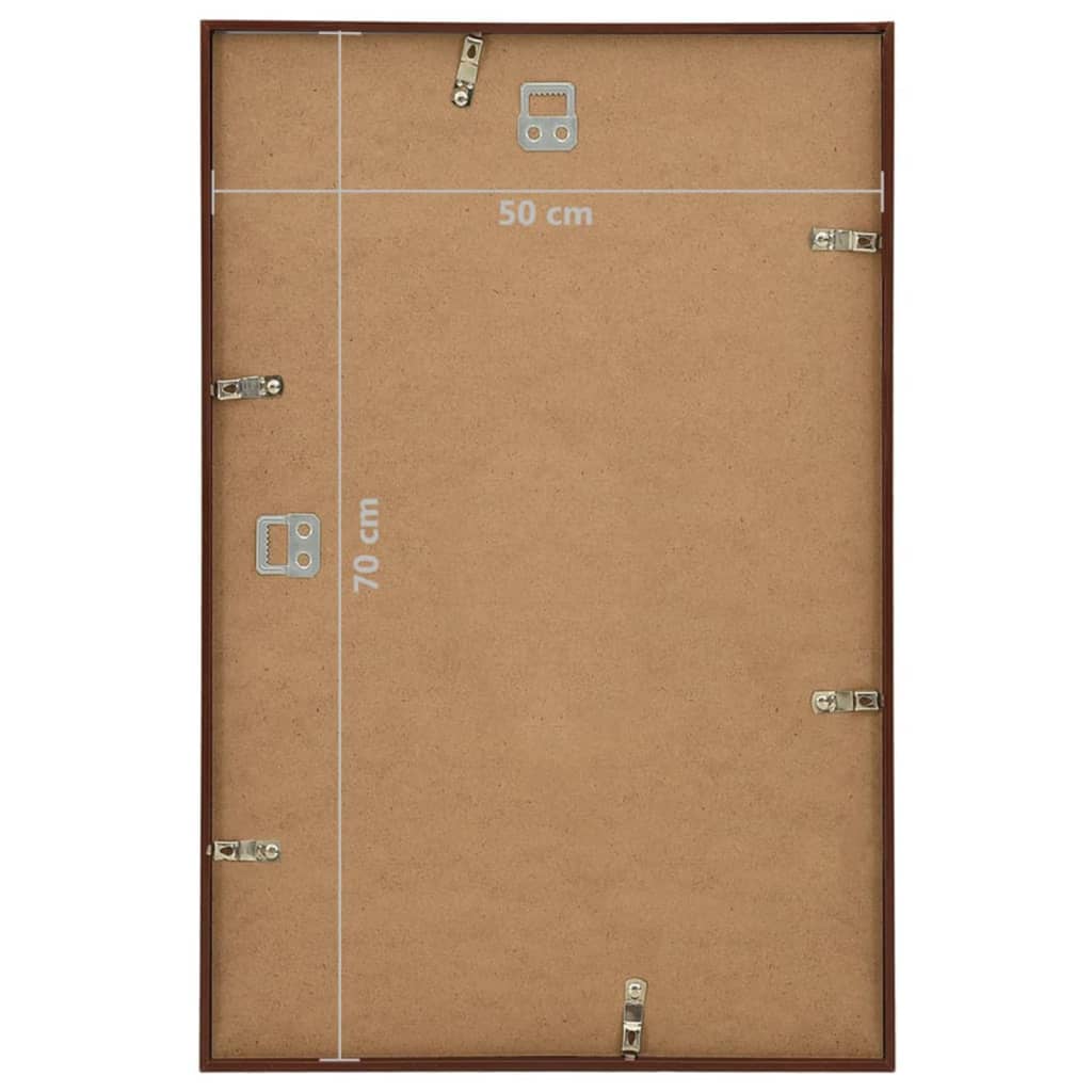 Κορνίζες Κολάζ για Τοίχο 3 τεμ. Μπρονζέ 50 x 70 εκ. MDF - Pakobazaar