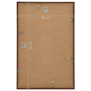 Κορνίζες Κολάζ για Τοίχο 3 τεμ. Μπρονζέ 50 x 70 εκ. MDF - Pakobazaar